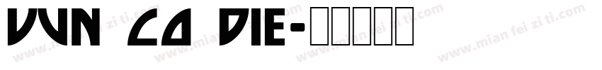 UVN Co Die字体转换